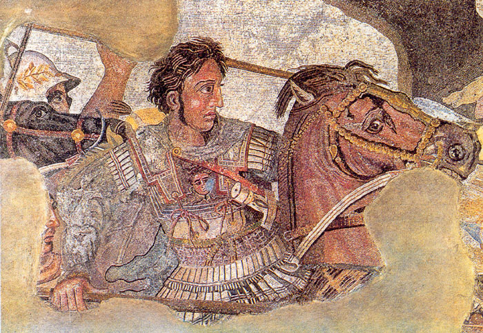 Mosaic of Alexander in Pompeii