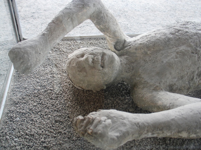 Plaster casts capture the last moments of Pompeii's citizens
